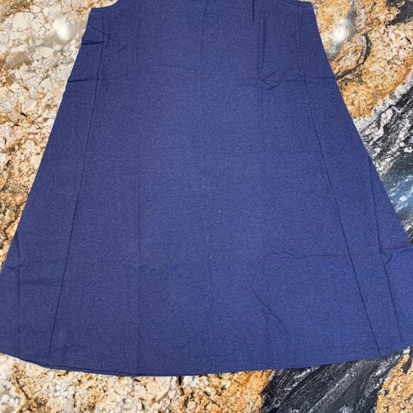 NWT LOFT Navy Tie-Back Sleeveless Nautical Swing Dress - SIZE XS - Picture 7 of 10